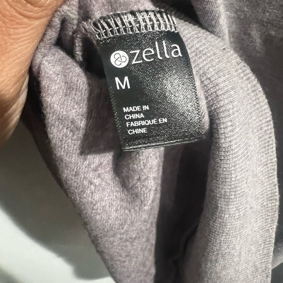 Zella pullover twisted cowl neck sweatshirt, medium - Picture 7 of 7